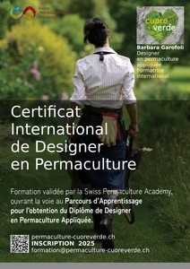 Certificat International de Designer en Permaculture 