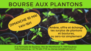 Bourse plantons 2026